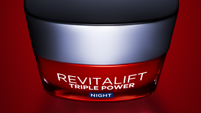 ขั้นตอนทาครีม L'Oreal Revitalift Triple Power Night Cream